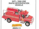 International 2 Axle Brush Fire Truck