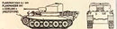 HO Scale Model Flakpanzer Coelian Prototype with Brass 37mm Barrels and Resin Turret